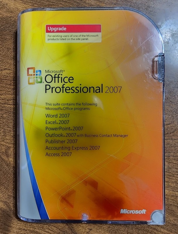 MS Office Basic 2003 + MS Office Pro 2007 Upgrade w/ Product Keys