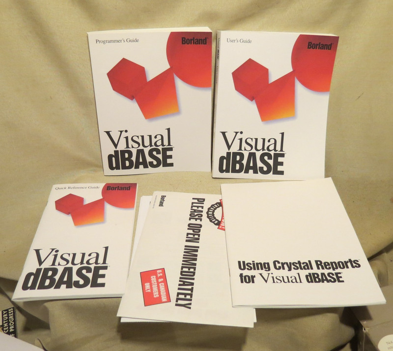 Borland Visual DBase 5.5 Windows 95 & 3.1 GUIDES AND MANUALS only gallery