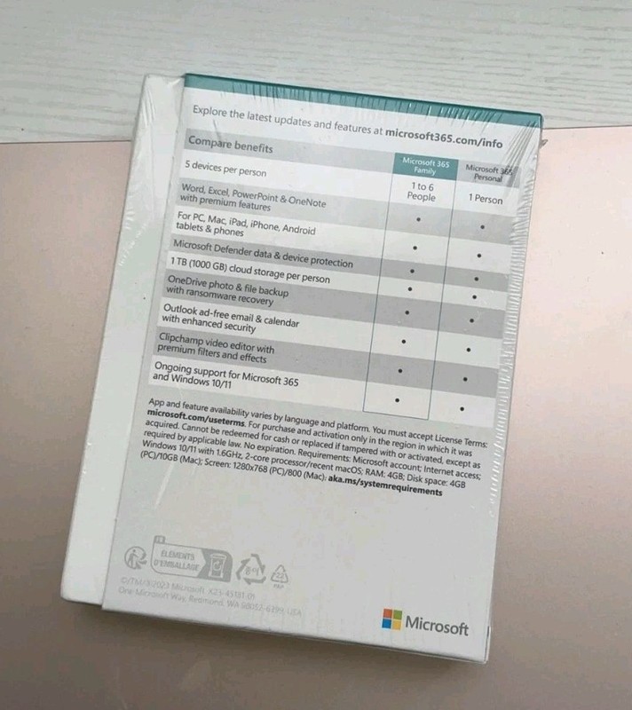 Microsoft 365 Family 6 User PC /Mac License – 12 Month Subscription Product Key gallery