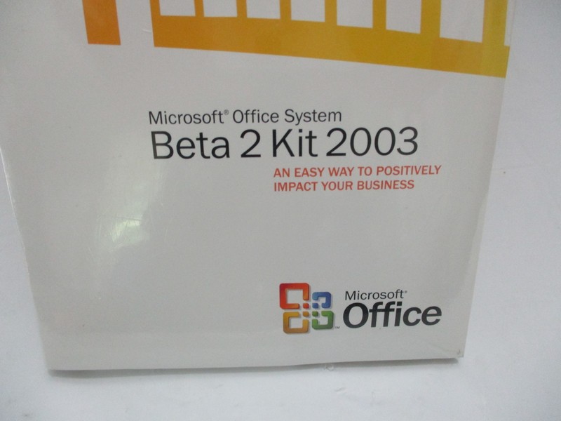 NEW SEALED Microsoft Office System Beta 2 Kit 2003 Software Kit gallery