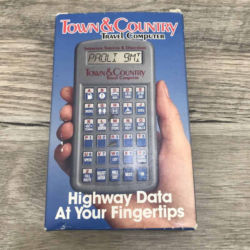 Town & Country Travel Computer Computerized Highway Information