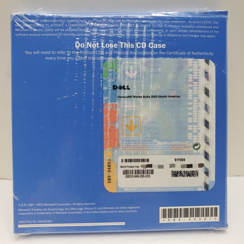 Microsoft Works Suite 2003 - Comes With Product Key New Sealed - Quick Shipping gallery