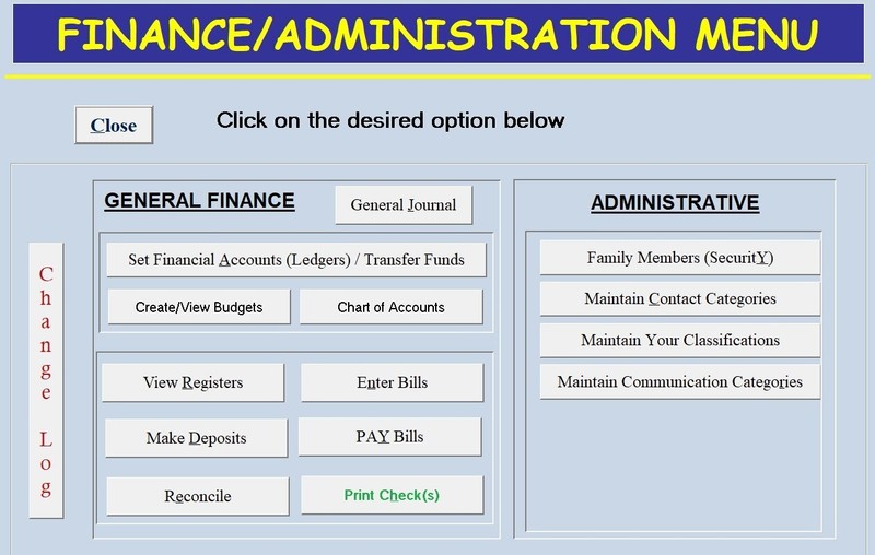 Home Management Database for Personal Finance, Inventory & more, uses MS Access gallery