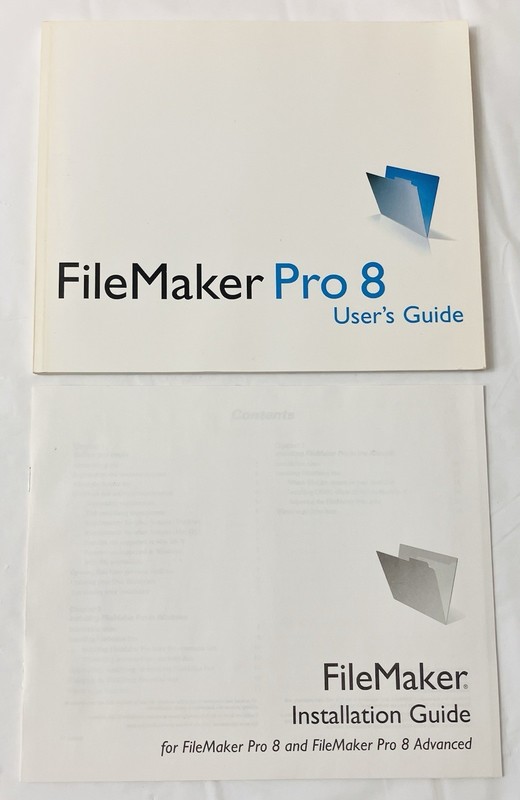 FileMaker Pro 8 Upgrade 5-License Pack Mac Windows XP w/ Box Manuals CD Extras gallery