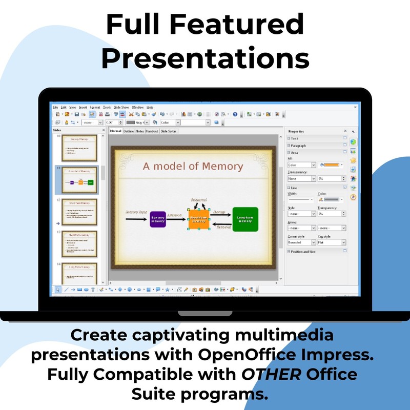 Open Office Software Suite for Windows-CD-Word Processing-Home-Student-Business gallery