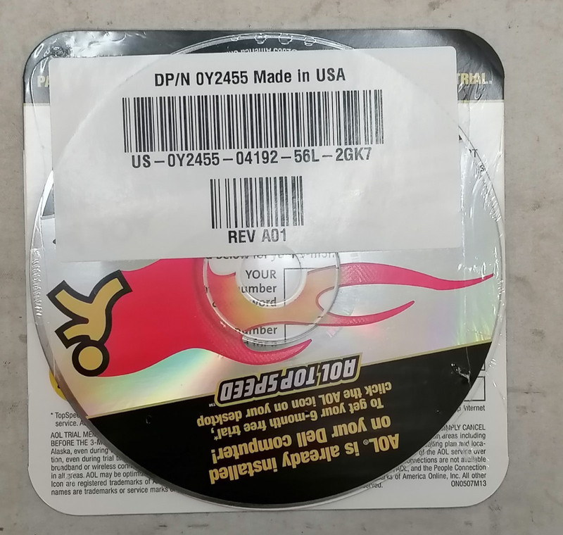 New AOL Top Speed Think Fast CD DP/N:0Y2455 gallery