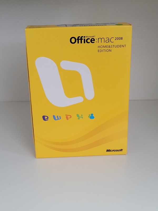 Microsoft Office 2008 Home and Student Edition for Mac Software