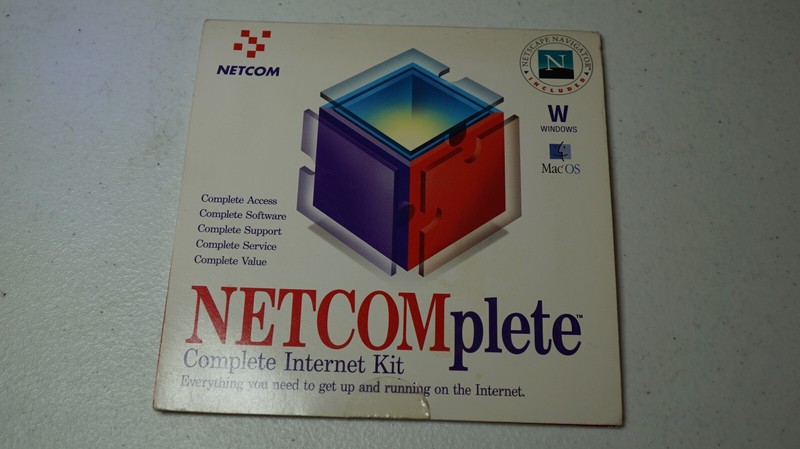 NetComplete Complete Internet Kit 1996 Windows & Macintosh CD with instructions