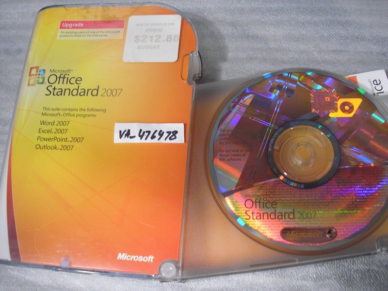 Microsoft Office 2007 Standard Upgrade Edition =NEW RETAIL BOX=