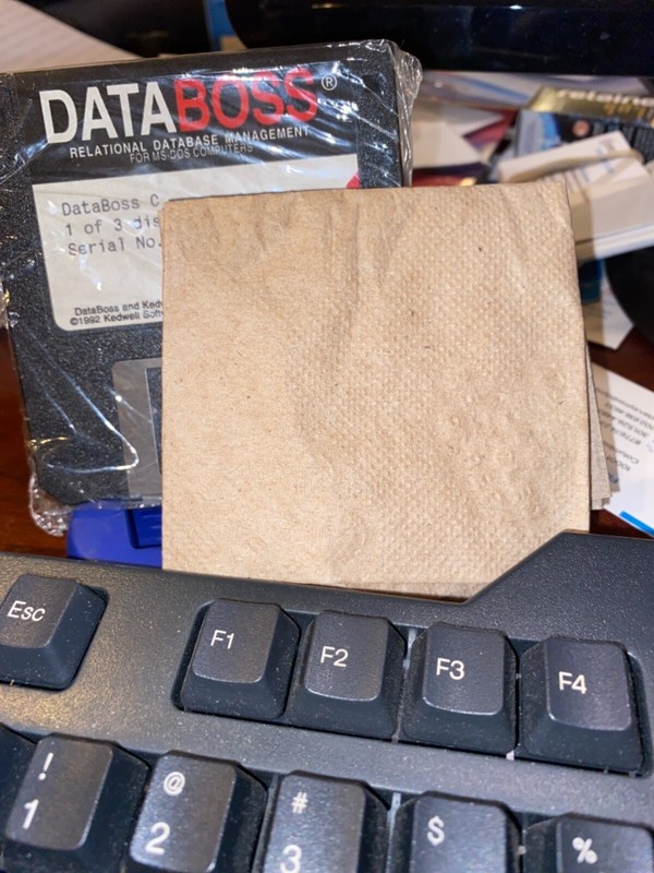 Brand New Sealed DataBoss C Software. 4 Disks With Serial Number