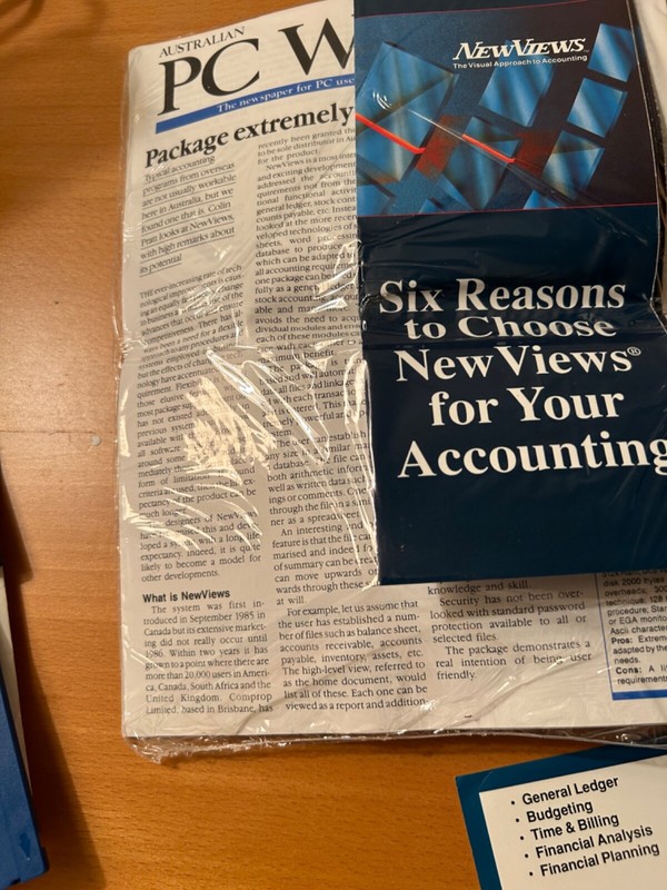 BRAND NEW. NewViews Accounting Software. NFR. The Visual Approach To Accounting. gallery