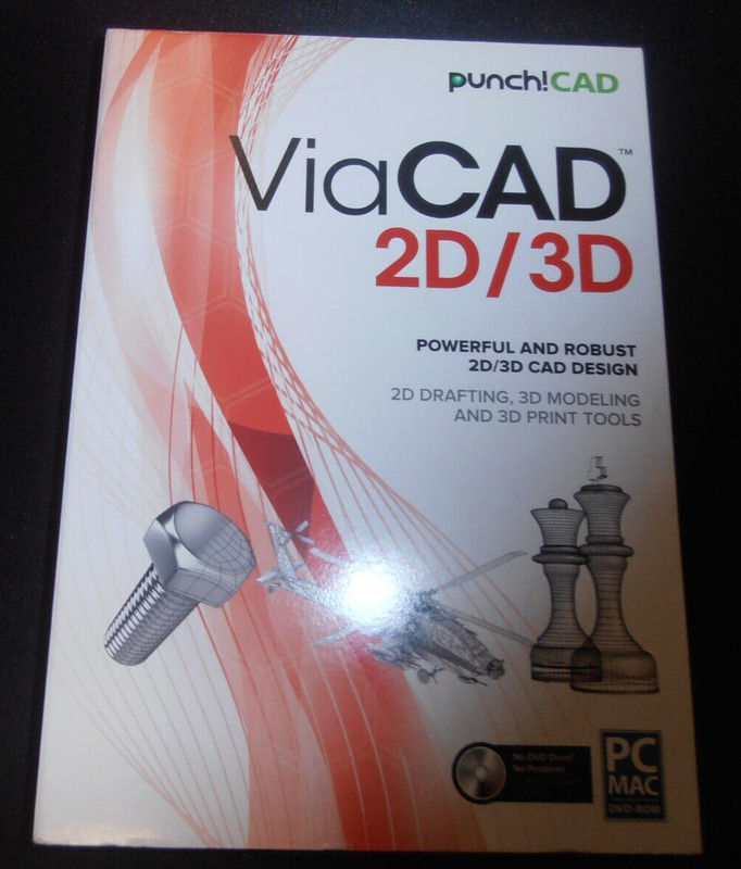 Encore PUNCH! ViaCAD 2D/3D v10 Traditional Disc Sealed