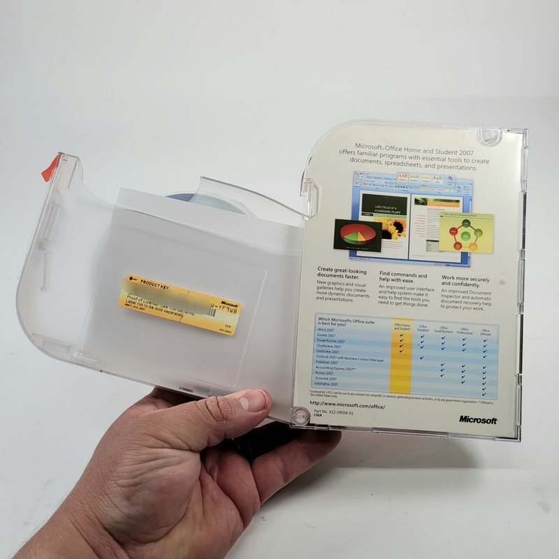 Microsoft Office 2007 Home and Student Disc In Original Case With Product Key #2 gallery