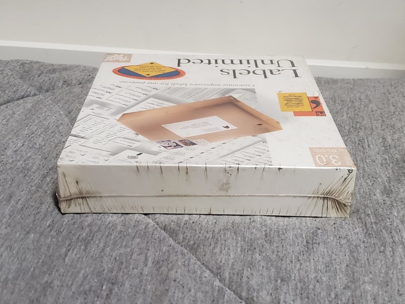 Labels Unlimited - DOS - factory sealed big box - vintage 5.25 3.5" floppy disks gallery