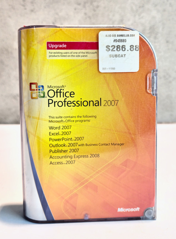 Microsoft Office 2007 Standard (Upgrade) Version With Product Key