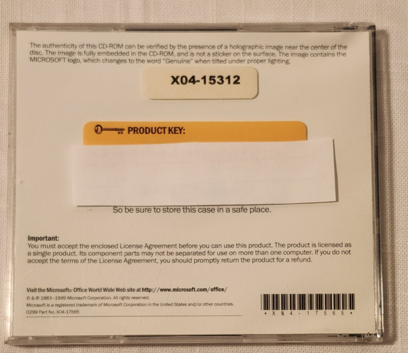 Microsoft Office 2000 Professional 2 Discs PC/Computer With Product Key gallery