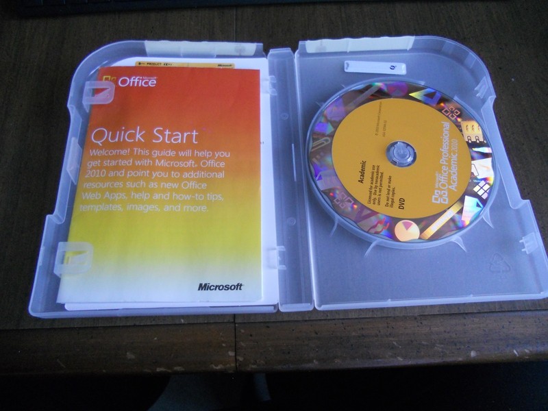 Microsoft Office Professional Academic 2010 Windows Software with DVD & Key gallery