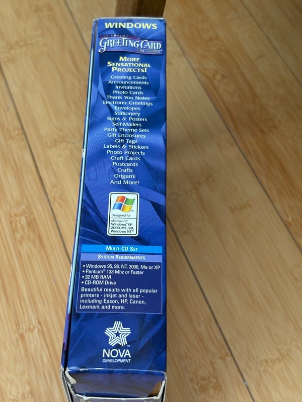 NOVA DEVELOPMENT GREETING CARD FACTORY NEW IN SEALED BOX gallery