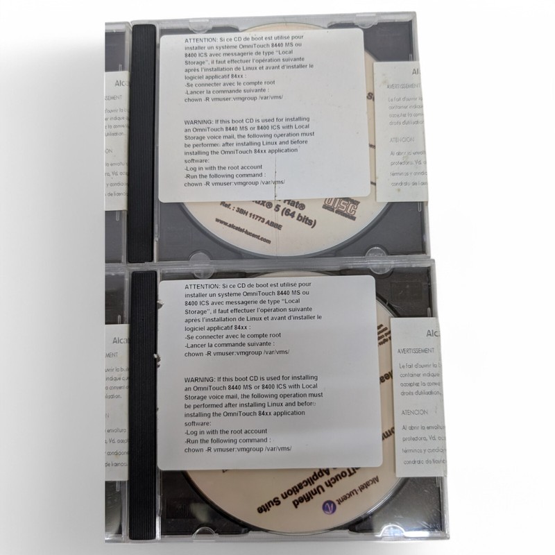 Alcatel-Lucent OmniTouch 8400 ICS Text-To-Speech R6.x Software CD Total 14 Discs gallery