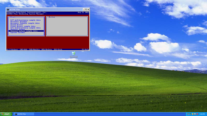 UNLOCKED Accpac Plus 6.1a VM GL, AP, FA , 4 User Lanpak with sample data.