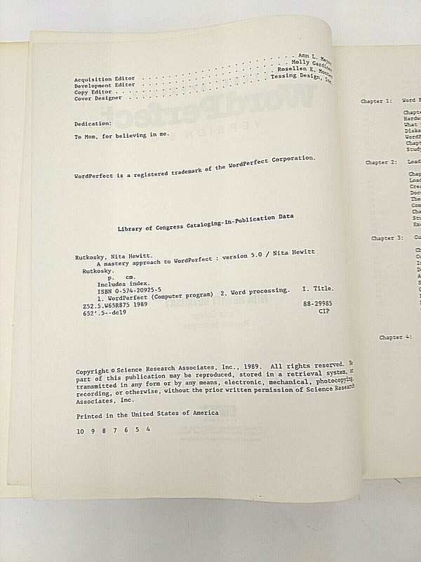 WordPerfect A Mastery Approach Version 5.0 gallery