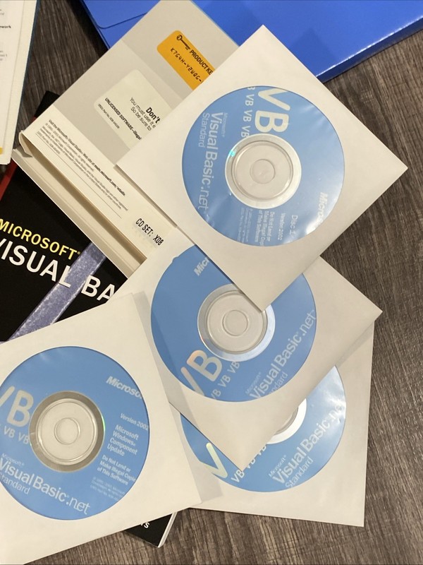 Microsoft Visual Basic .net Standard 2002 Open Box Complete gallery