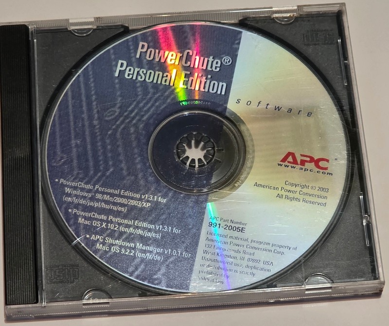 PowerChute Personal Edition Software (991-2005E)