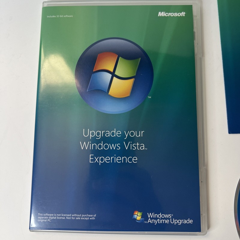 Windows Vista Anytime Upgrade Disc 32 bit English Microsoft Software gallery