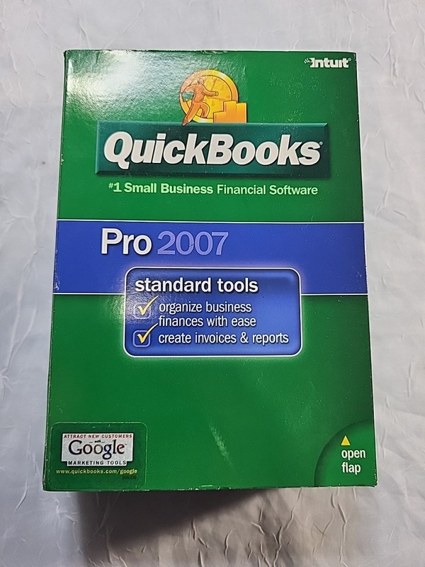 Intuit Quickbooks Pro 2007 Small Business For Windows