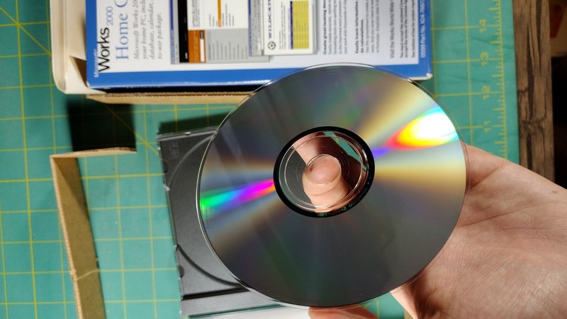 Vintage Microsoft Works 2000 Requires Windows 95 or 98 CD-ROM gallery