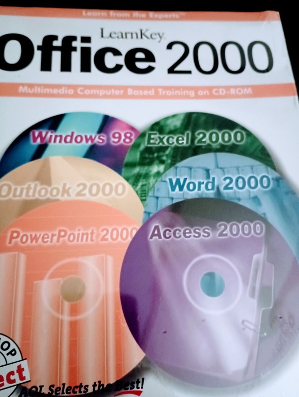 Learn Key Office 2000 Multimedia Computer Based Training 6 CD Set New Sealed gallery