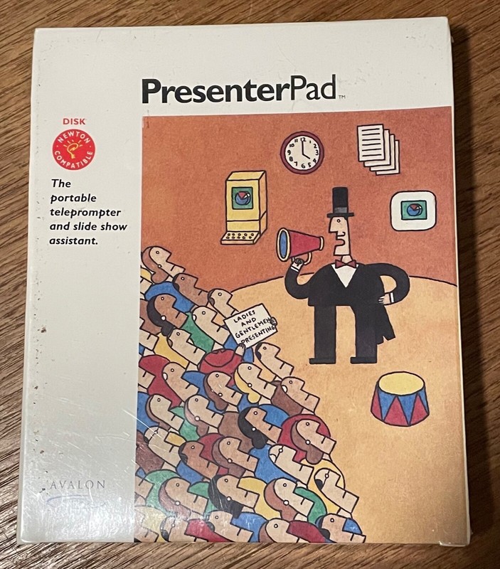 PresenterPad teleprompter and slideshow software for Apple Newton M2770LL/A