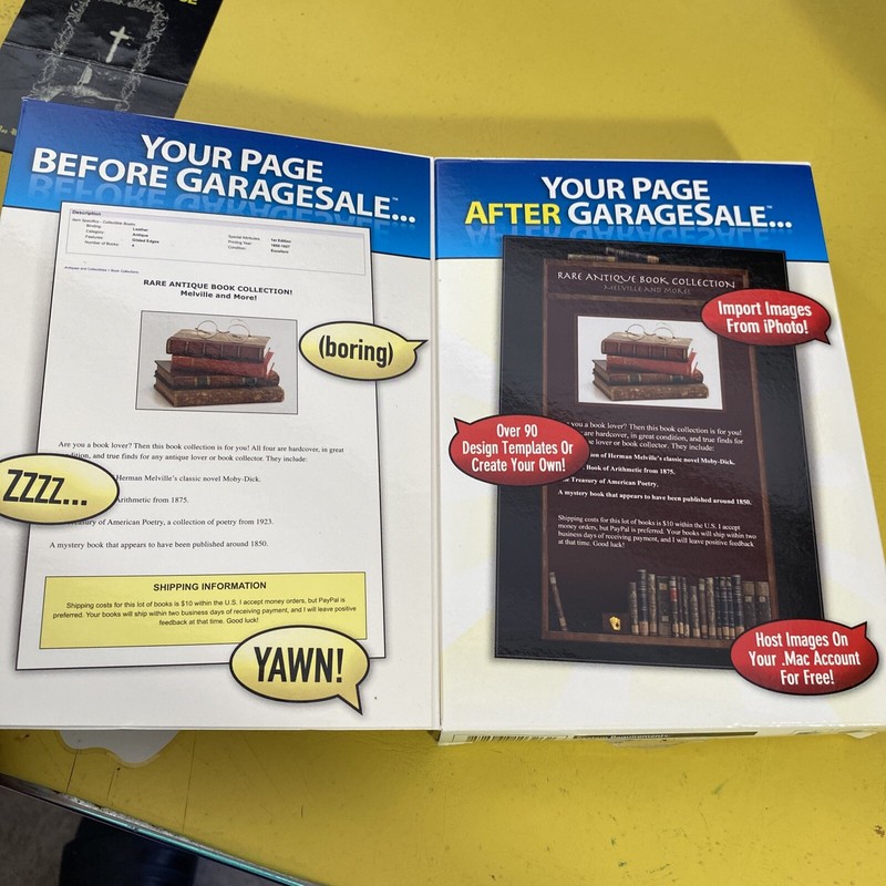 GarageSale - PC eBay seller tool for Mac BRAND NEW Garage Sale Vintage gallery