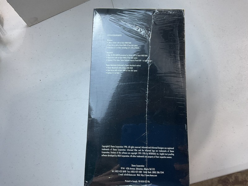 Vintage Apple Windows Informed Designer 2.0 Upgrade Software New Sealed gallery