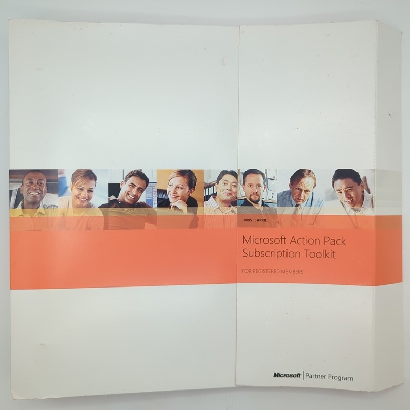 2005 Microsoft Action Pack Subscription Kit Member w/ CDs Incomplete – CS10