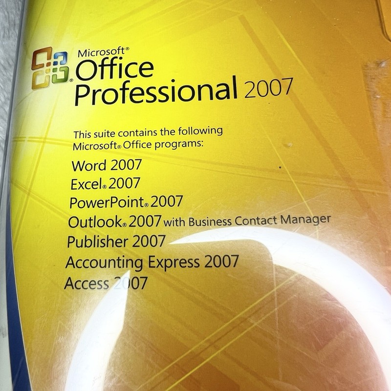 Microsoft Office 2007 Standard Upgrade Version w/ Product Key Vintage Computing gallery