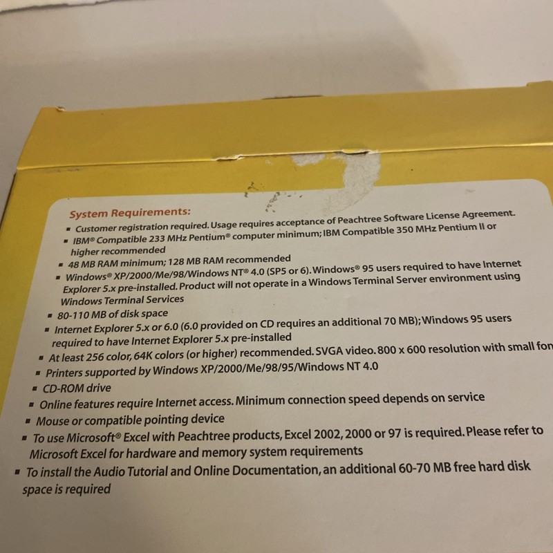 2003 Sage Peachtree Accounting Standard Edition For Windows PC gallery