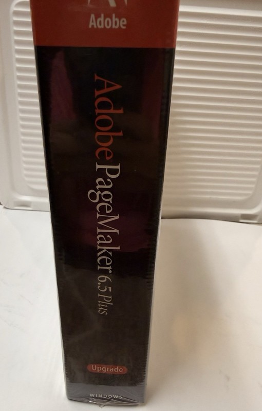 Vintage Adobe Pagemaker 6.5 Plus Windows Big Box Software Factory Sealed gallery