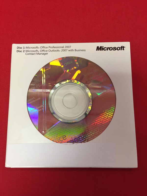 Microsoft Office 2007 Professional w/ Outlook 2007 w/ Business Contact Manager