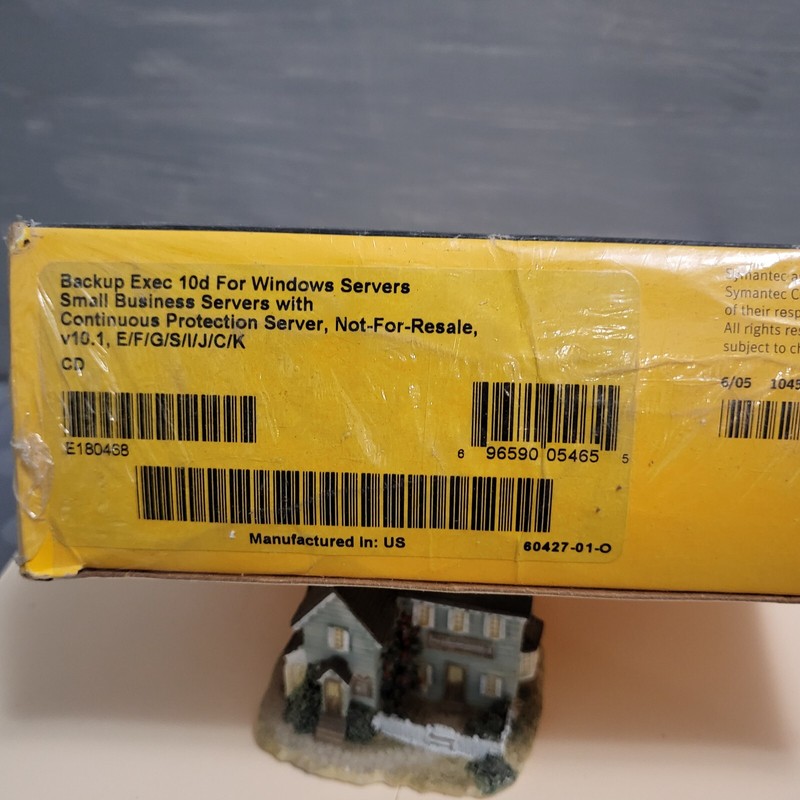 Symantec Backup Exec 10d For Windows Small Business Server gallery