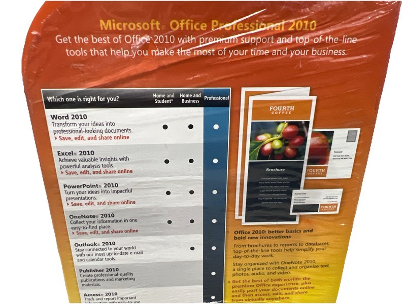 Microsoft Office 2010 Professional For3 PCs Full English Ver. open RETAIL BOX gallery