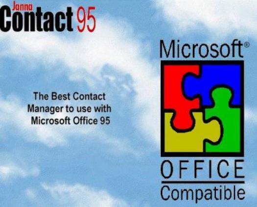 Janna Contact 95 PC CD manager for MS Office organize records memory schedules +