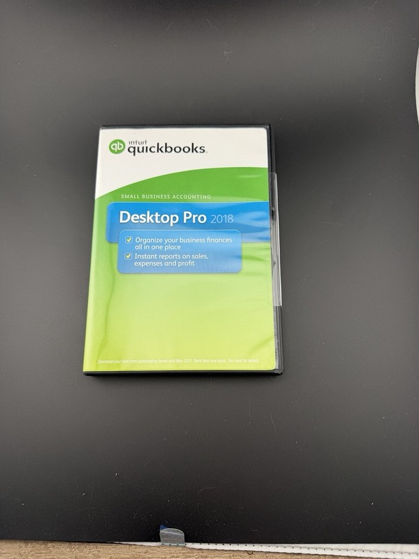 INTUIT QUICKBOOKS DESKTOP PRO 2018 FOR WINDOWS – RETAIL BOX – ORIGINAL