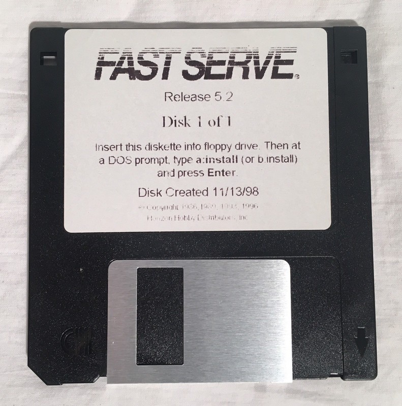 Vintage Horizon Hobby FAST SERVE 5.2 Business Software DOS 3.5" Disk In Envelope gallery