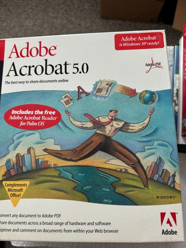 Adobe Acrobat 5.0 Standard for Windows MS Office - PRODUCT KEY NOT INCLUDED!!!