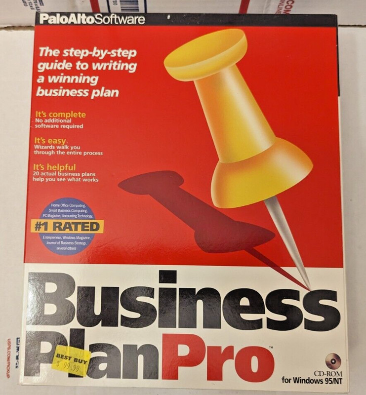 Business Plan Pro – PaloAlto – Windows 95/NT Open Box