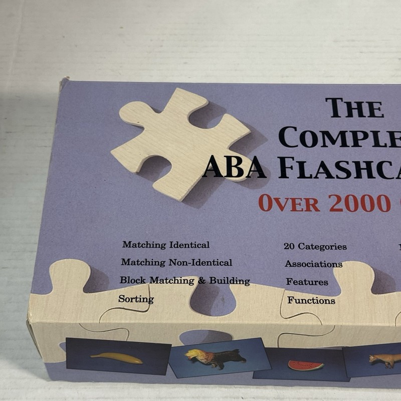 Spectrum ABA Learning Resources “The Complete ABA Flashcard Set” Over 2000 Cards gallery