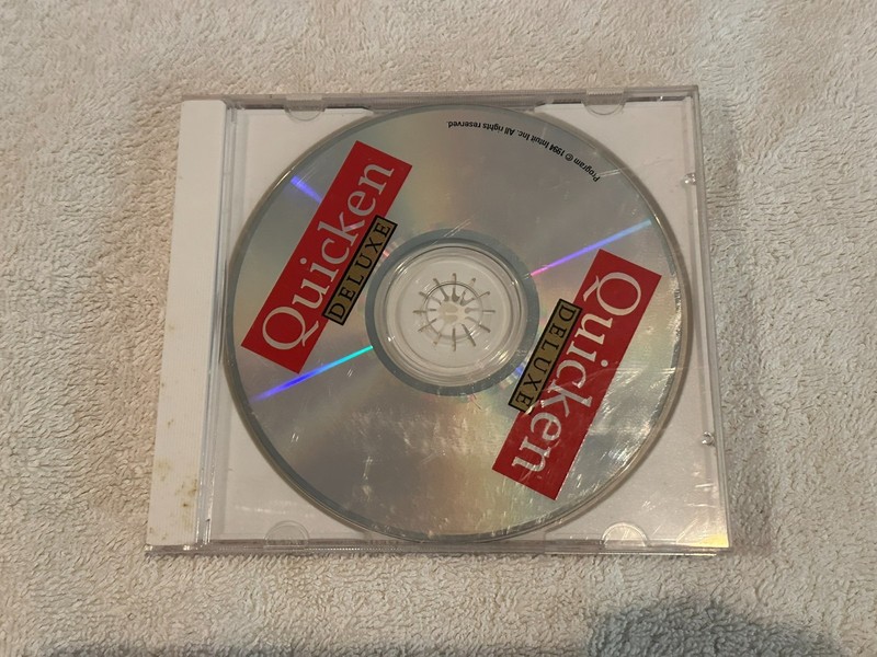 Vintage Quicken Deluxe for Window 95 cd-rom Intuit 1994 gallery