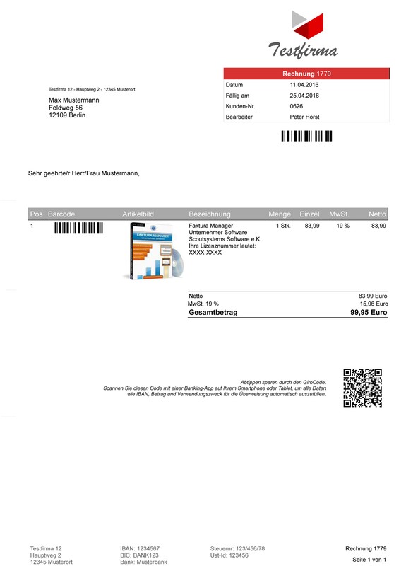 Invoice Program for Dealers, Craftsmen, Service Providers, Retailers, eBay Trade gallery
