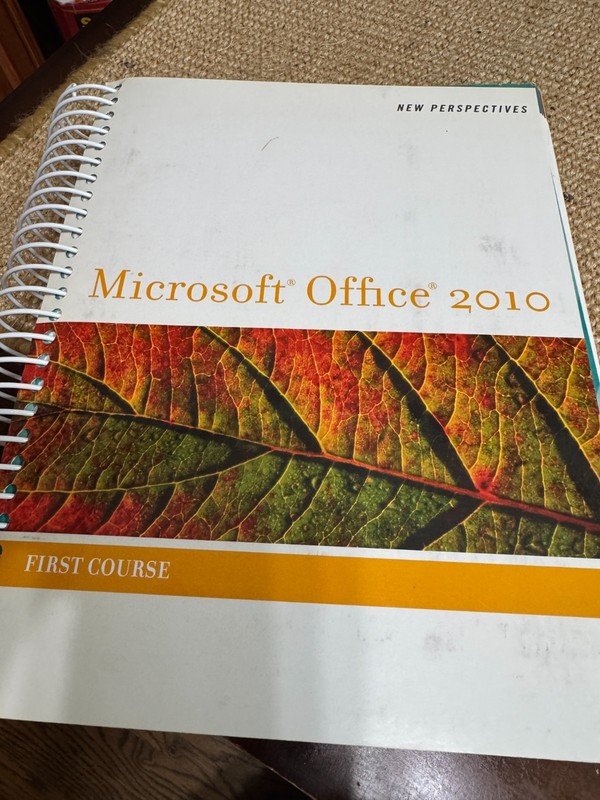 New Perspective Microsoft Office 2010. Textbook